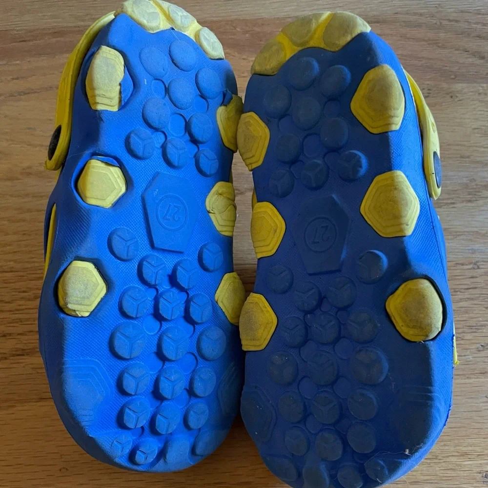 GUC Toddler Blue/Yellow Clog sz 10C